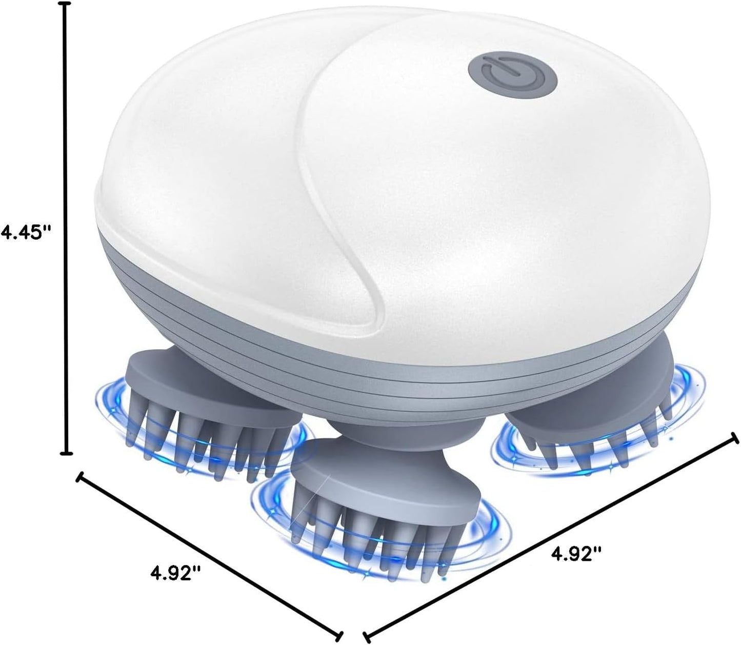 Wireless Scalp Massager with 3-Speed Settings
